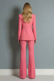 Coral Peak Lapel 2 Piece Double Breasted Business Suits