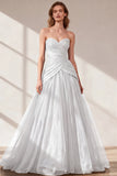 Black Sweetheart Ruched Tulle Ball Gown Prom Dress