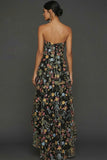 Floral Mauve Sweetheart A Line Asymmetrical Prom Dress
