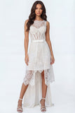White Corset Bodycon Embroidered Midi Engagement Dress with Cape
