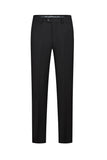 3-Piece Black Peaked Lapel One Button Men's Suits