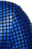 Single Breasted Black Metallic Grid Notched Lapel 2-Piece Men's Prom Suits