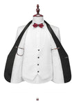 One Button Light Pink Shawl Lapel 3-Piece Men's Wedding Suits