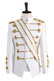 Long Sleeves Black Single Breasted Men's Suits with Sequins