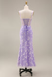 Blue Floral Sheath Thick Straps Corset Ruched Midi Beach Wedding Guest Dress