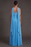 Butter Yellow Strapless Ruched A Line Long Wedding Guest Dress with Slit