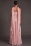 Butter Yellow Strapless Ruched A Line Long Wedding Guest Dress with Slit