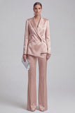 White Peak Lapel Long Sleeves 2 Piece Business Suits