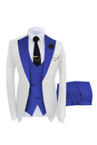 Shawl Lapel Dark Green 3 Piece One Button Men's Prom Suits
