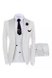 Shawl Lapel Dark Green 3 Piece One Button Men's Prom Suits