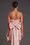 Blush Bodycon Corset Short Summer Wedding Guest Dress