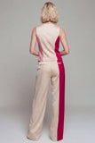 Light Khaki 2 Piece Single Breasted Work Suits