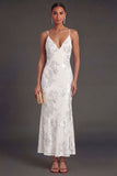 Sage Green Mermaid Floral Long Wedding Guest Dress