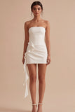 White Strapless Bodycon Little White Dress