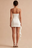 White Strapless Bodycon Little White Dress