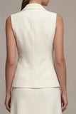 Ivory A Line Single Breasted Midi Blazer Dress