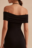 Bodycon Halter Neck Little Black Dress