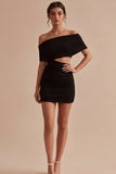 Bodycon Black Off the Shoulder Little Black Dress