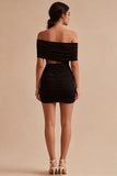 Bodycon Black Off the Shoulder Little Black Dress