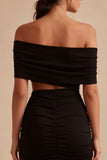 Bodycon Black Off the Shoulder Little Black Dress