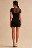 Bodycon Square Neck Little Black Dress