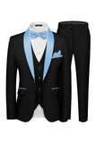 Shawl Lapel Dark Green One Button Men's Prom Suits