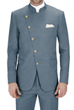 Royal Blue Single Breasted 2 Piece Men's Prom Suits with Pockets
