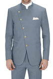 Royal Blue Single Breasted 2 Piece Men's Prom Suits with Pockets