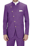 Royal Blue Single Breasted 2 Piece Men's Prom Suits with Pockets
