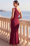 Lace Floral White Mermaid Midi Engagement Dress