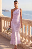 Lace Floral White Mermaid Midi Engagement Dress