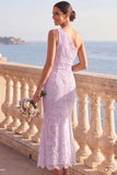 Lace Floral White Mermaid Midi Engagement Dress