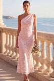 Lace Floral White Mermaid Midi Engagement Dress