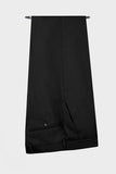 One Button Beaded 2 Piece Black Shawl Lapel Men's Wedding Suits