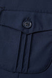 Single Breasted Black 2 Piece Men's Suits