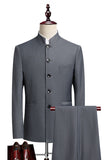 Black Single Breasted 2 Piece Men's Prom Suits with Pockets