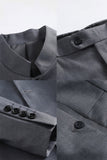 Black Single Breasted 2 Piece Men's Prom Suits with Pockets