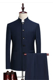 Black Single Breasted 2 Piece Men's Prom Suits with Pockets