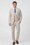 Dark Grey 2 Piece Notch Lapel Single Breasted Men's Prom Suits