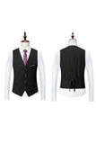 Dark Grey 2 Piece Notch Lapel Single Breasted Men's Prom Suits