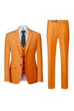 Dark Grey 2 Piece Notch Lapel Single Breasted Men's Prom Suits