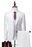 Dark Grey 2 Piece Notch Lapel Single Breasted Men's Prom Suits