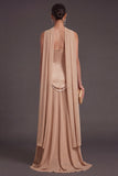 Black A Line Neck Scarf Strapless Long Bridesmaid Dress