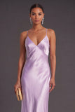 Black Mermaid Spaghetti Straps Long Bridesmaid Dress