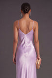 Black Mermaid Spaghetti Straps Long Bridesmaid Dress