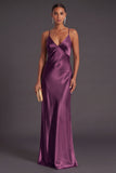 Black Mermaid Spaghetti Straps Long Bridesmaid Dress