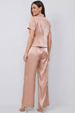 Single Breasted Dusty Rose Peak Lapel 2 Piece Business Suits