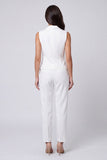 Ivory Shawl Lapel 2 Piece Slim Fit Business Suits with Buttons