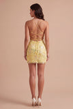 Corset Pink Floral Sparkly Sequined Short Cocktail Dress