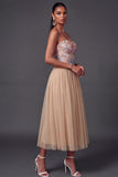 White A Line Sparkly High Waist Long Wedding Reception Dress